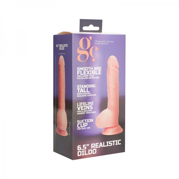 Gc 6.5 Inch Realistic Dildo - Flesh