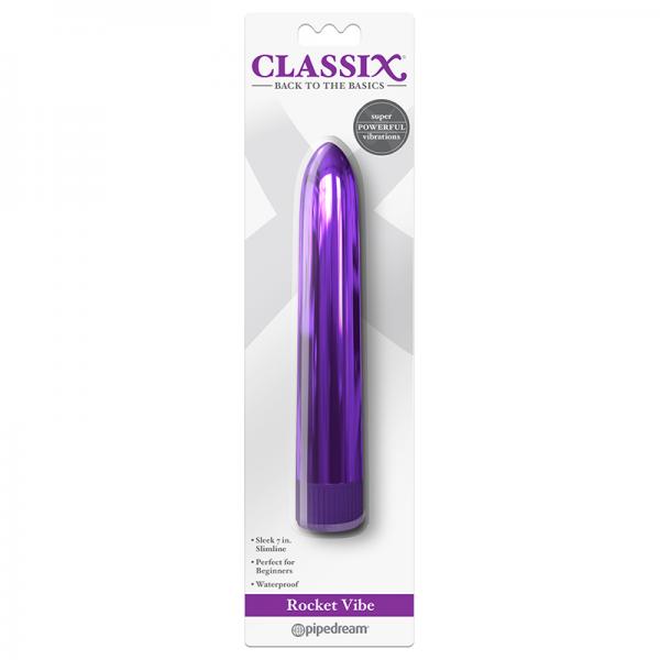 Classix Rocket Vibe 7 Inch Metallic Vibe Purple - Secret Garden