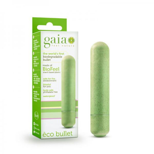 Gaia Eco Bullet Vibrator Green - Secret Garden