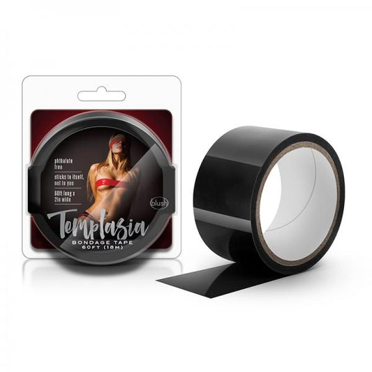 Temptasia - Bondage Tape - 60 Feet - Black - Secret Garden