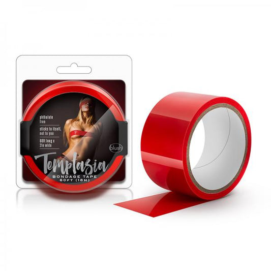 Temptasia - Bondage Tape - 60 Feet - Red - Secret Garden