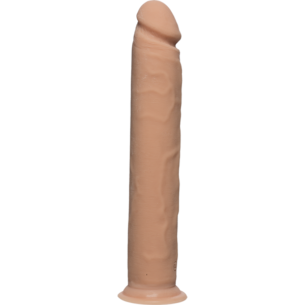 The D Realistic D 12 inches Ultraskyn Beige Dildo