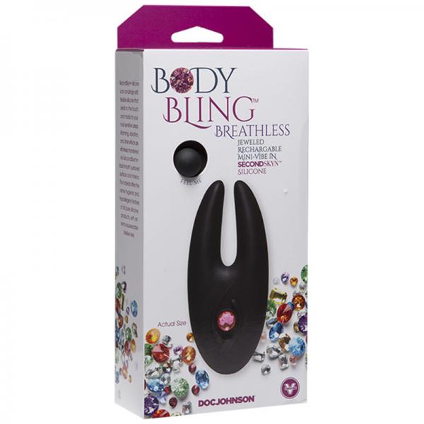 Body Bling Breathless Mini Vibe Pink Clitoral Stimulator - Secret Garden