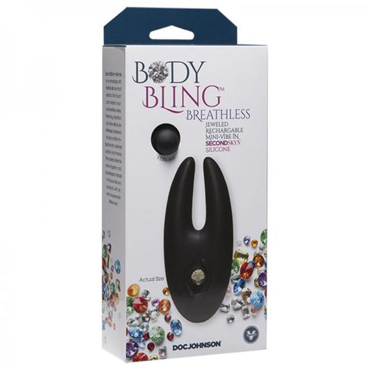 Body Bling Clit Cuddler Mini-vibe In Second Skin Silicone Silver - Secret Garden