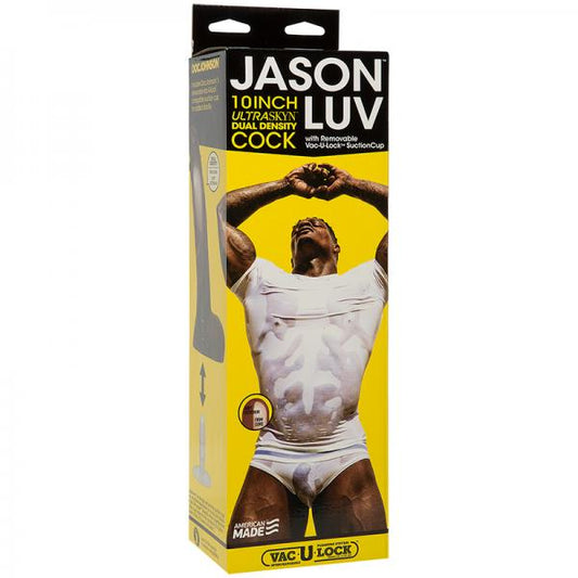 Jason Luv 10 inches Ultraskyn Cock Brown Dildo