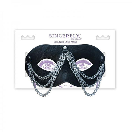 Sincerely, Ss Chained Lace Mask - Secret Garden