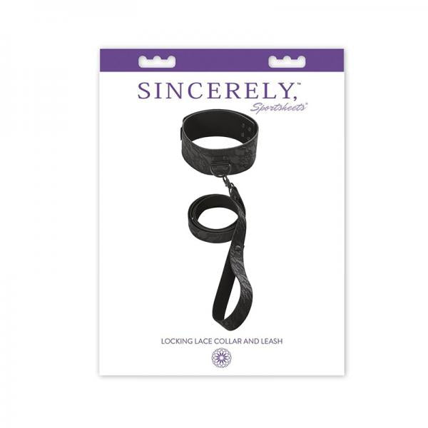 Sincerely, Ss Locking Lace Collar & Leash - Secret Garden