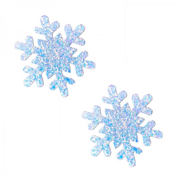 Neva Nude Pasty Snowflake Glitter Frost Pasties - Secret Garden