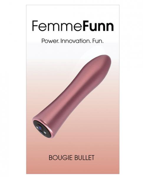 Femmefunn Bougie Bullet Vibrator Rose Gold - Secret Garden