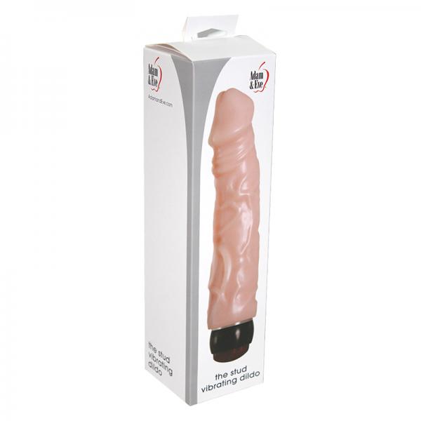 A&e The Stud Vibrating Dildo 9in Multi Speed Waterproof - Secret Garden