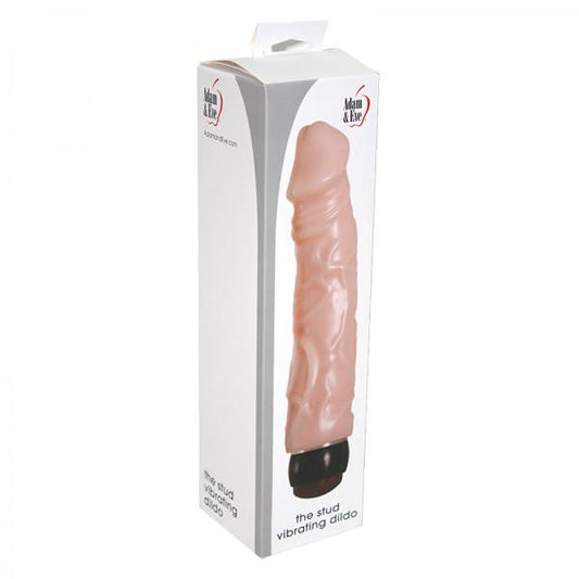 A&e The Stud Vibrating Dildo 9in Multi Speed Waterproof - Secret Garden