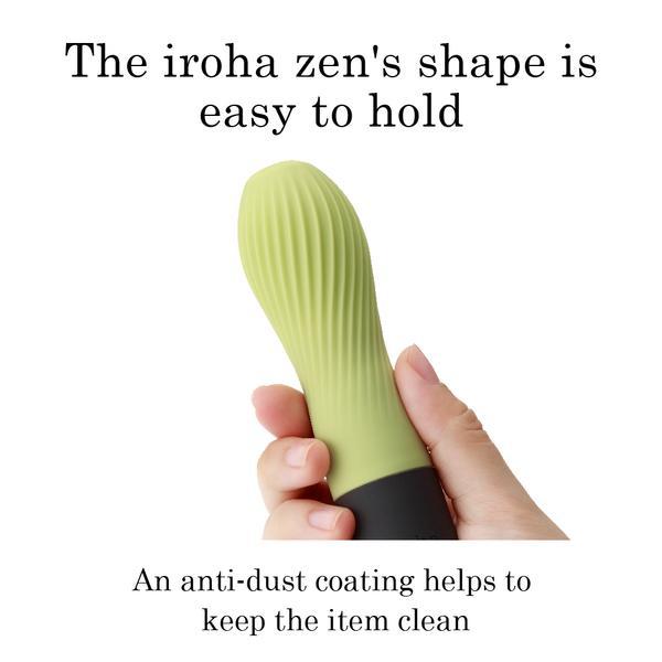 Iroha Zen By Tenga Matcha Green Vibrator - Secret Garden