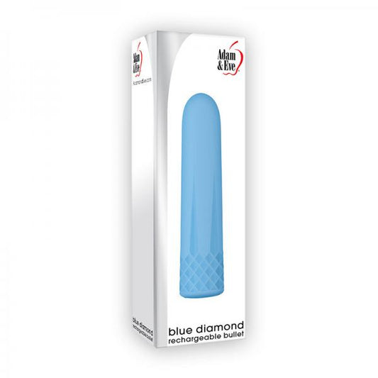 A&e Blue Diamond Bullet 10 Function And Functions Rechargeable Usb Cord Included Waterproof - Secret Garden