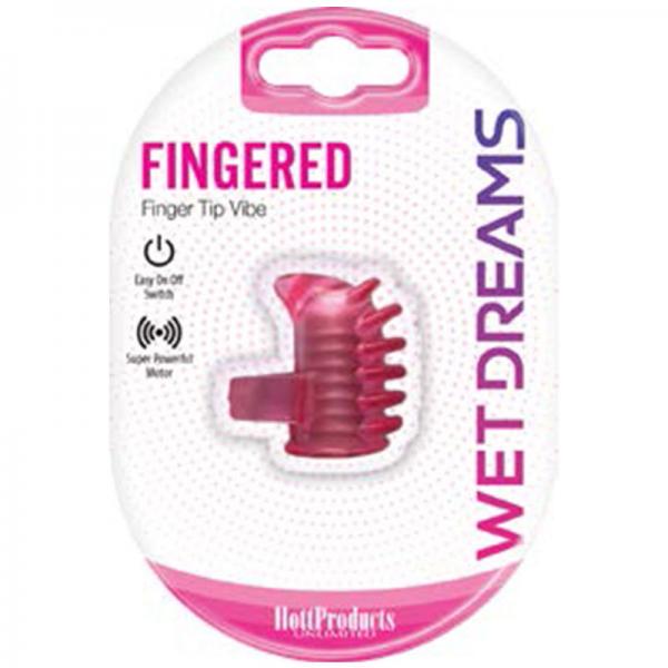 Wet Dreams Fingered Finger Tip Vibe Pink - Secret Garden