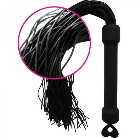 Whip It Black Pleasure Whip With Tassels - Secret Garden