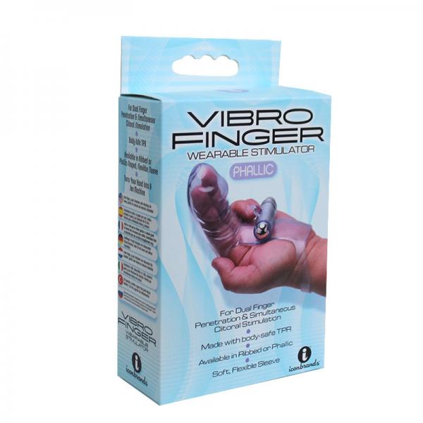 Vibrofinger Phallic Finger Massager Purple - Secret Garden