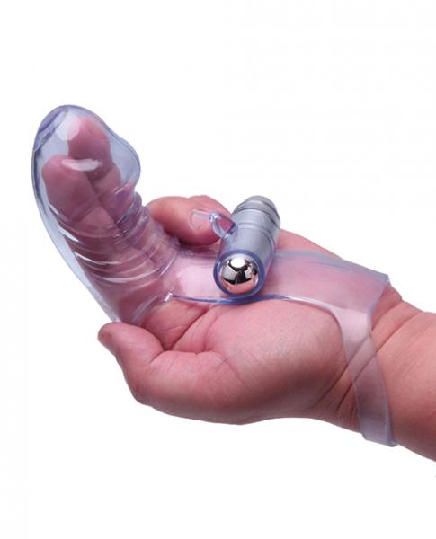 Vibrofinger Phallic Finger Massager Purple - Secret Garden