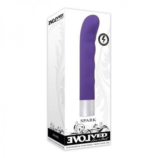 Evolved Spark Purple 10 Speed And Functions With Turbo Boost Mode Waterproof - Secret Garden