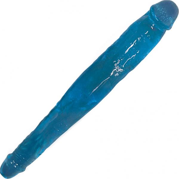 Lollicock 13 inches Sweet Slim Stick Double Dildo Blue - Secret Garden