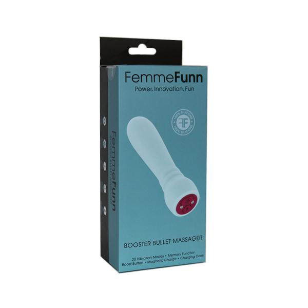 Femmefunn Booster Bullet Vibrator Light Blue - Secret Garden