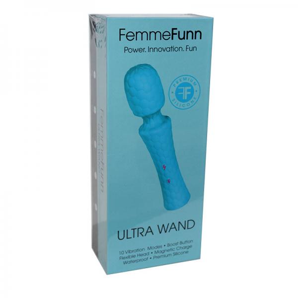 Femmefunn Ultra Wand Body Massager Blue - Secret Garden