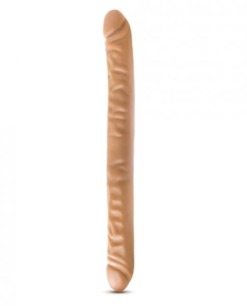 Dr Skin 18 inches Double Dildo Mocha Tan - Secret Garden