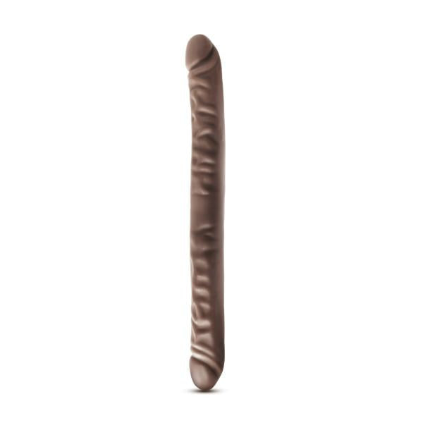 Dr Skin 18 inches Double Dildo Brown - Secret Garden