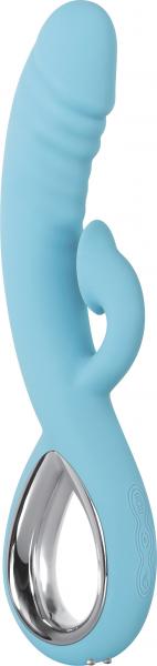 Triple Infinity Blue Rabbit Style Vibrator - Secret Garden