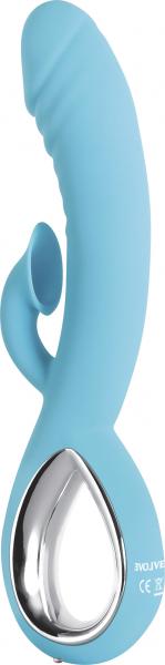 Triple Infinity Blue Rabbit Style Vibrator - Secret Garden