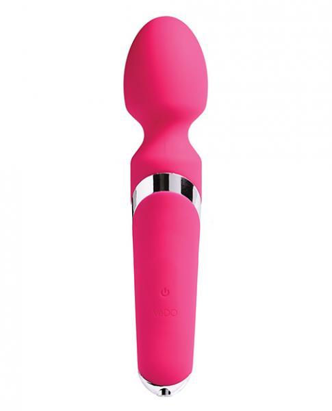 Vedo Wanda Rechargeable Wand Vibe - Foxy Pink - Secret Garden