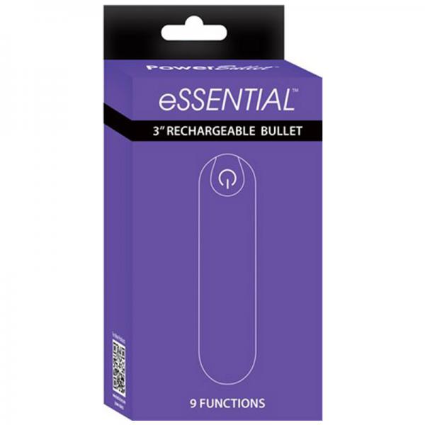 Essential Power Bullet Vibrator Purple - Secret Garden