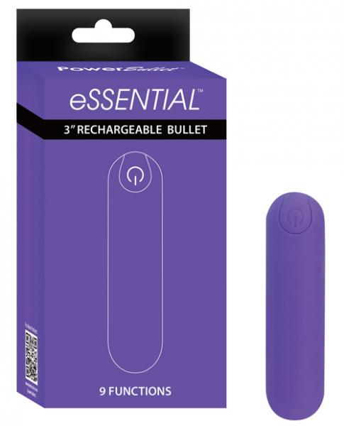 Essential Power Bullet Vibrator Purple - Secret Garden