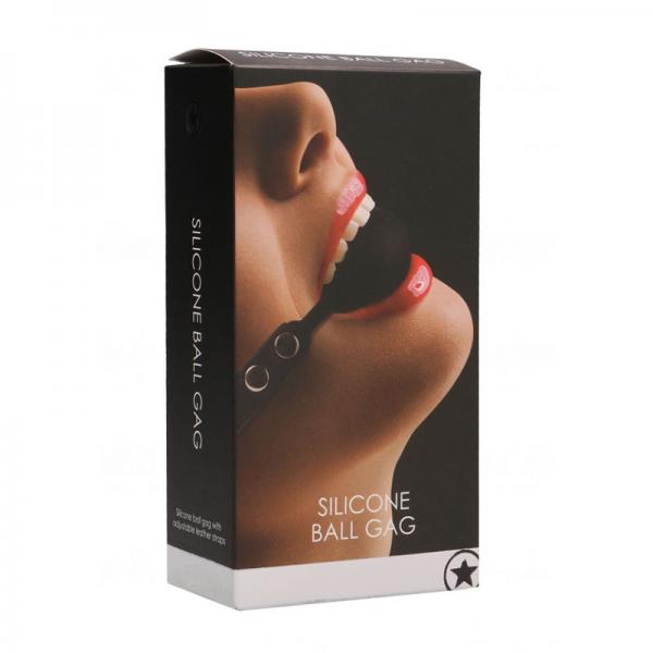 Ouch Silicone Ball Gag Black O/S - Secret Garden