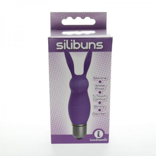 The 9's Silicone Bunny Bullet Purple - Secret Garden