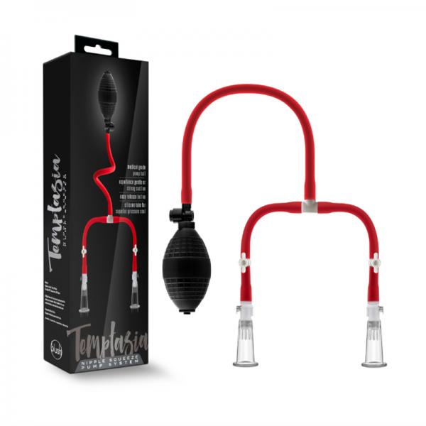 Temptasia - Nipple Squeeze Pump System - Black - Secret Garden