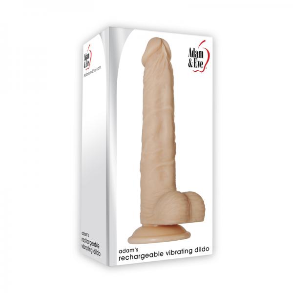 A&e Adam's Rechargeable Vibrating Dildo - Secret Garden