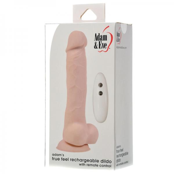 A&e Adam's True Feel Rechargeable Dildo - Secret Garden