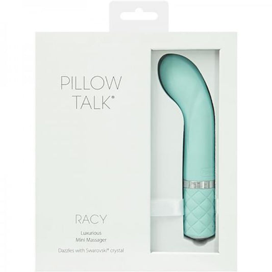 Pillow Talk Racy Mini Massager Teal - Secret Garden