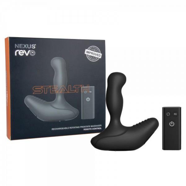 Nexus Revo Stealth Remote Control Rotating Prostate Massager - Black - Secret Garden