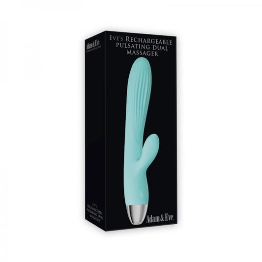 A&e Eve's Rechargeable Pulsating Dual Massager - Secret Garden