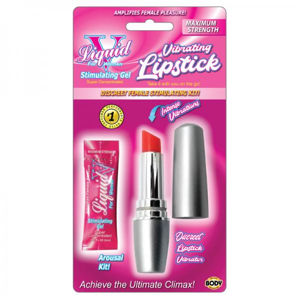 Liquid V Vibrating Lipstick Kit - Secret Garden