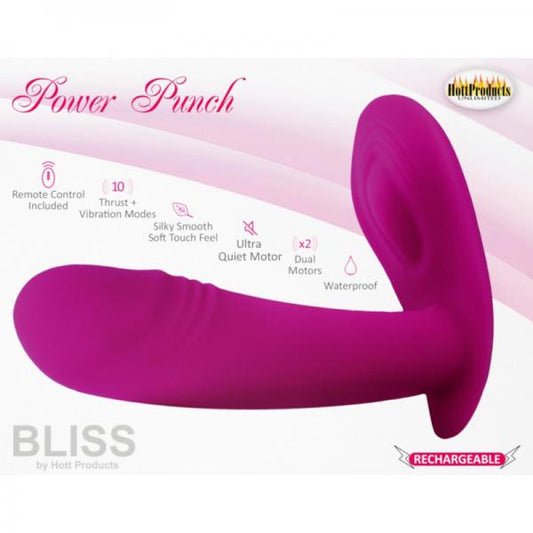 Bliss Power Punch Thrusting Vibe - Secret Garden