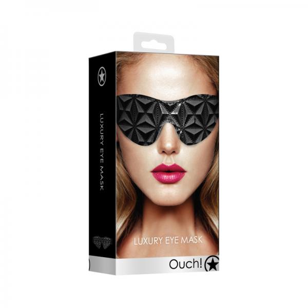 Luxury Eye Mask - Black - Secret Garden