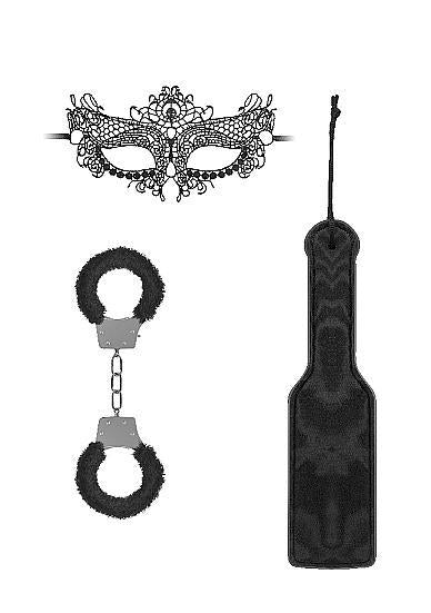 Ouch! - Introductory Bondage Kit #3 - Black - Secret Garden