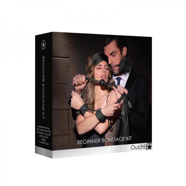 Ouch! - Beginners Bondage Kit - Black - Secret Garden
