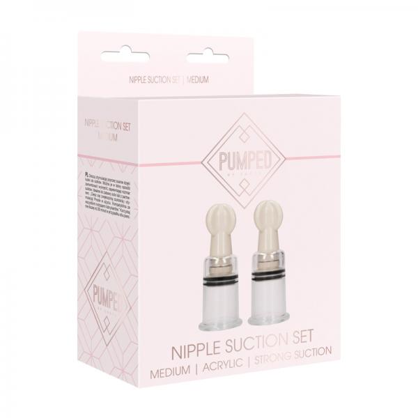 Pumped - Nipple Suction Set Medium - Rose - Secret Garden