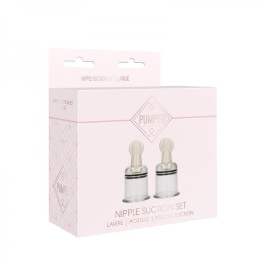 Pumped - Nipple Suction Sets Large - Rose - Secret Garden