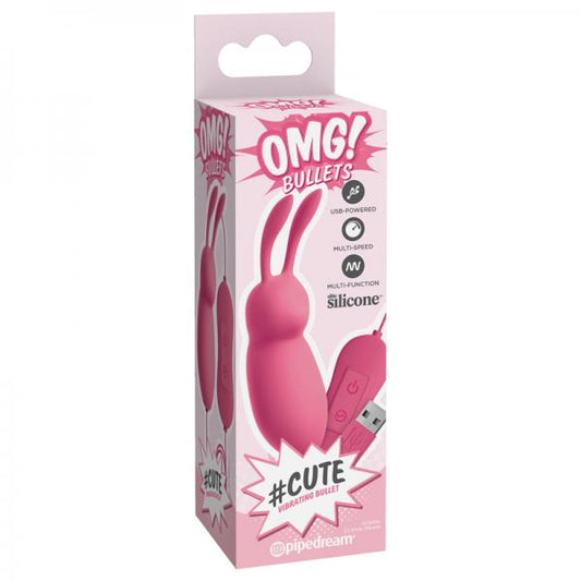 Omg! Bullets Cute Vibrating Bullet, Pink - Secret Garden