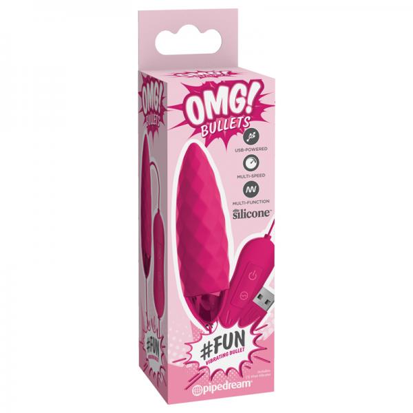 Omg! Bullets Fun Vibrating Bullet, Fuchsia - Secret Garden