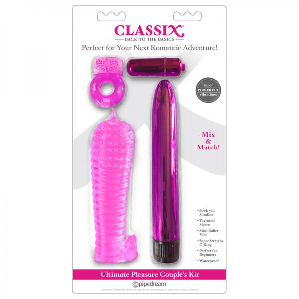 Classix Ultimate Pleasure Couples Kit,pink - Secret Garden